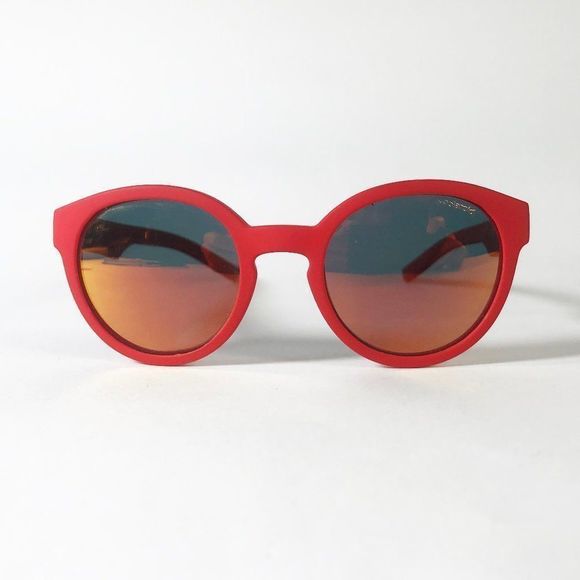 Polaroid Red Rubberized Finish Kids Sunglasses - Picture 2 of 8
